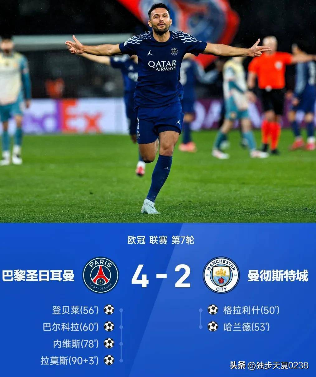 包含曼城-巴黎，逆转晋级欧冠四强的词条